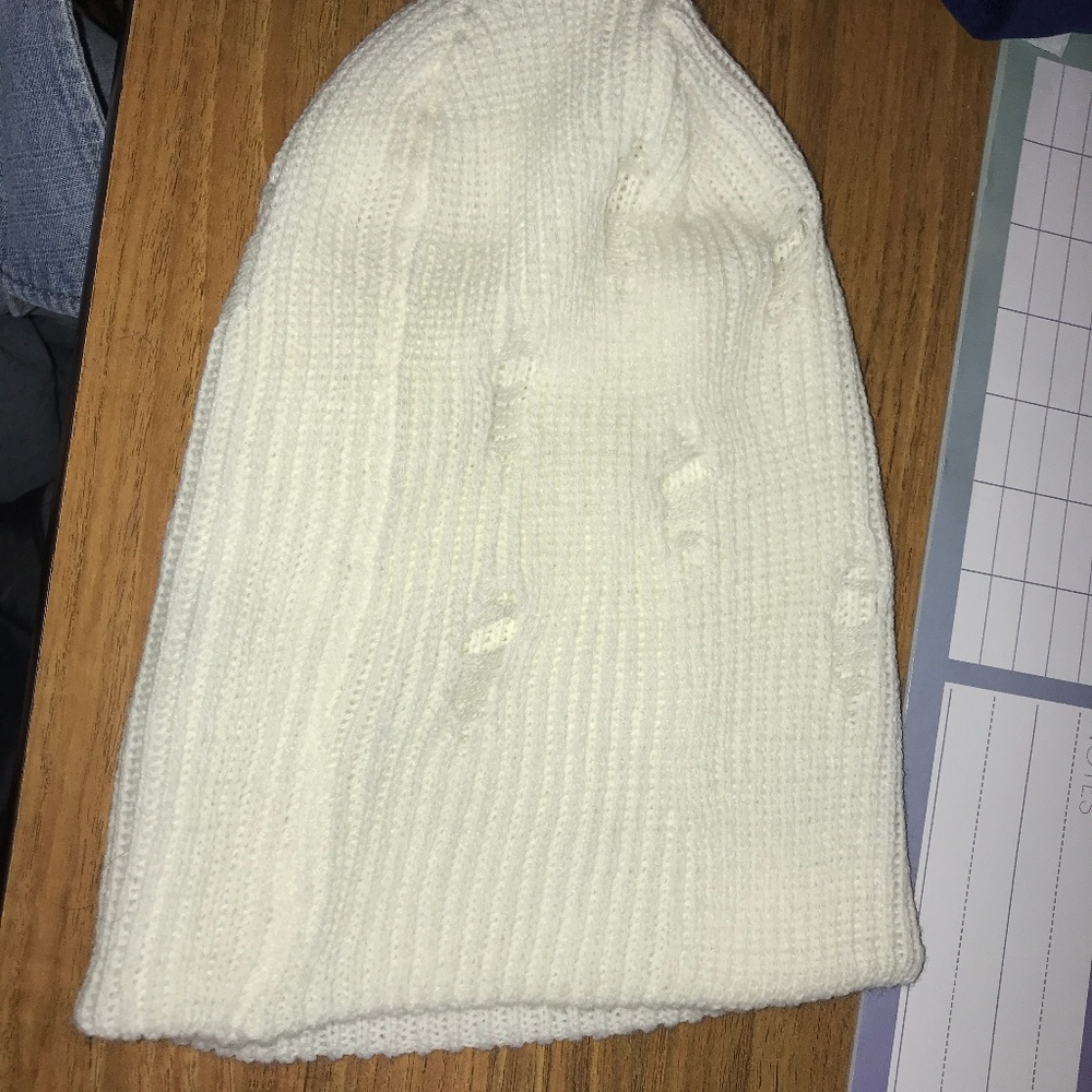 White Beanie